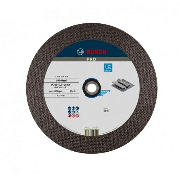 Bosch - Řezný kotouč na kov 305x20 mm 2608600706