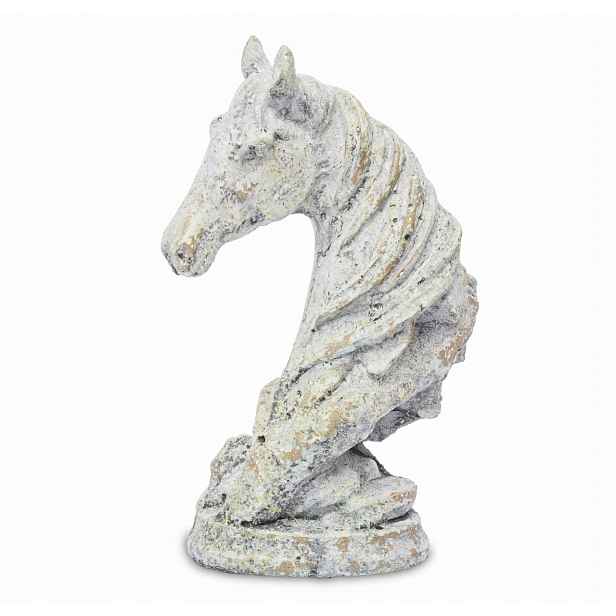 Dekorativní figurka hlava koně 17x10x28 cm