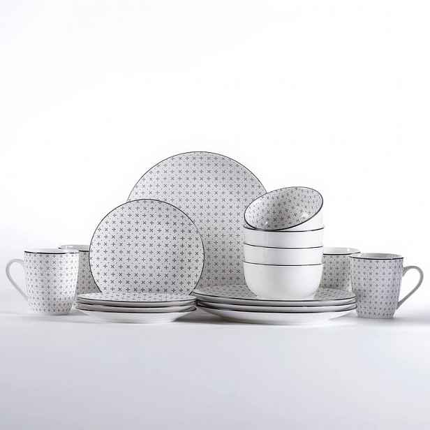 Porcelánová jídelní souprava LISBON 16 ks