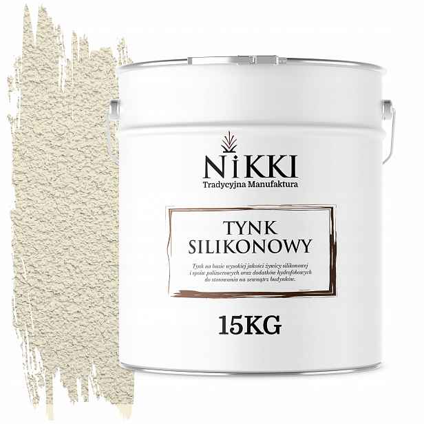 Silikonová Omítka Fasádní Bílá Zlomená Do Žluta F641 15KG Zrno 3.0mm