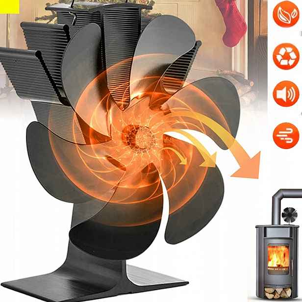 Termoelektrický Krbový Ventilátor, Cirkulační Rozvaděč Vzduchu