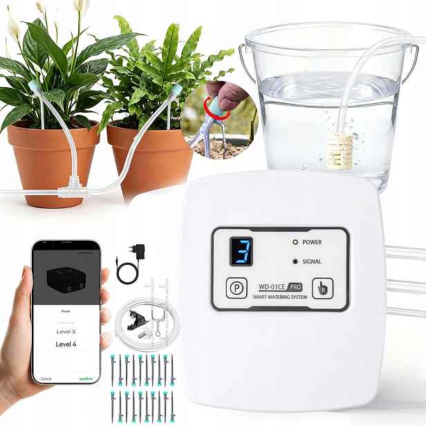 Automatická Konev Pro Zavlažování S Časovačem Zavlažování, Zavlažovač 20 Hlav