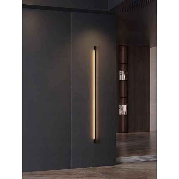 Handa Led nástěnné svítidlo 120 cm, 20 W, černé