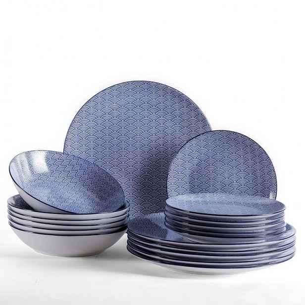 Porcelánová sada talířů OSAKA 18 ks