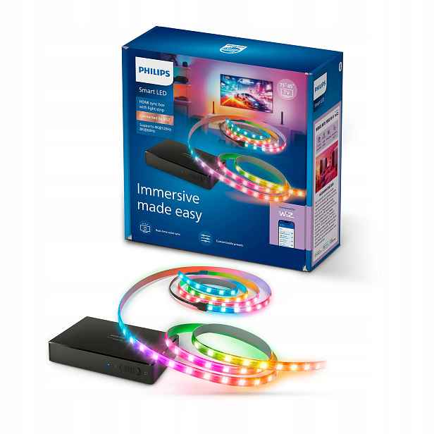 Sync Box s páskem pro Tv 75 85 palců Hdmi 2.1 8K WiFi Philips Smart
