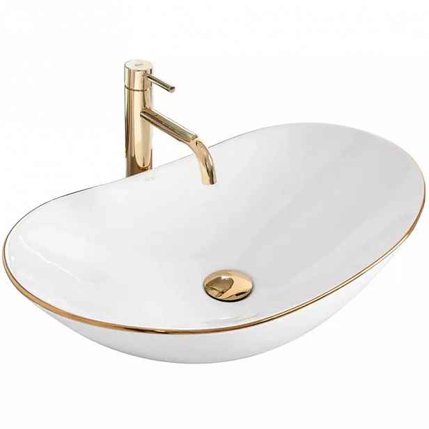 Umyvadlo na desku Royal Gold Edge