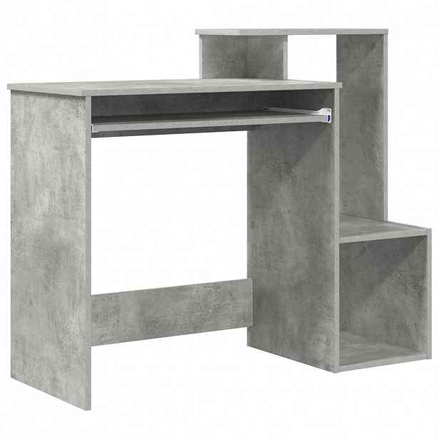 vidaXL Stůl Betonově šedá 106 x 41 x 88.5 cm Kompozitní dřevo