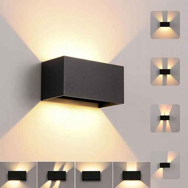 Venkovní Nástěnné Led Fasádní Zahradní Svítidlo IP65 24W