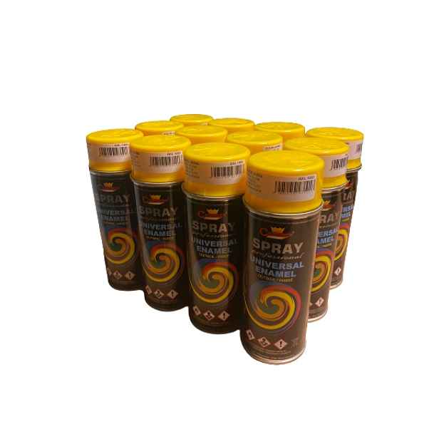 Barva 12 Ks Lak Sprej Smalt 400ml Ral 1003 Žlutá Světlá