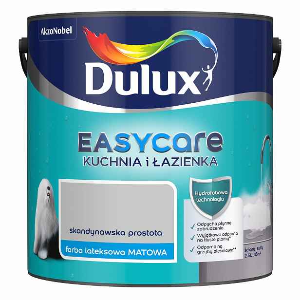 Dulux Barva Easycare Kuchyň A Koupelna 2,5L Skandinávská Jednoduchost