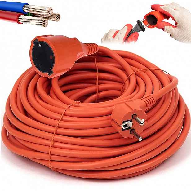 Prodlužovací Kabel Pro Sekačku Na Trávu 30M 3X0.75mm²