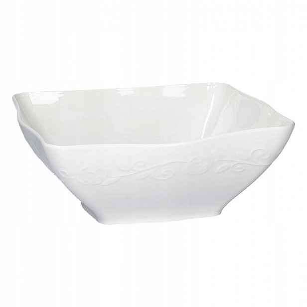 Sada 2 hlubokých čtvercových misek 22 cm Florentina La Porcellana Bianca