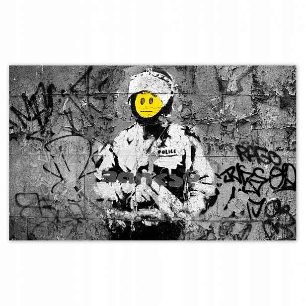 Fototapety 416x254 Banksy Buźka