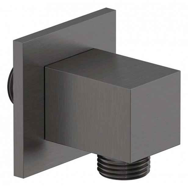Kludi A-Qa - Nástěnné kolínko, broušený Gunmetal 65549N2-00
