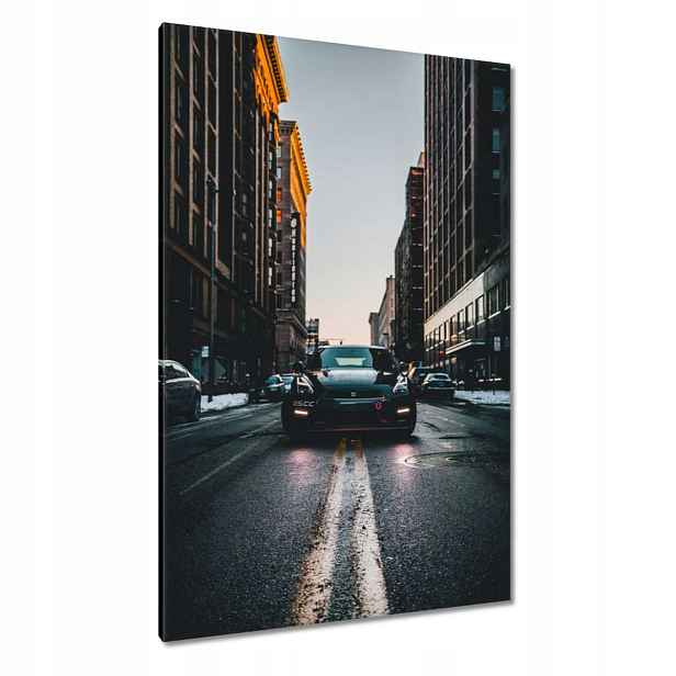 Obrazy 80x120 Černý Nissan Gtr