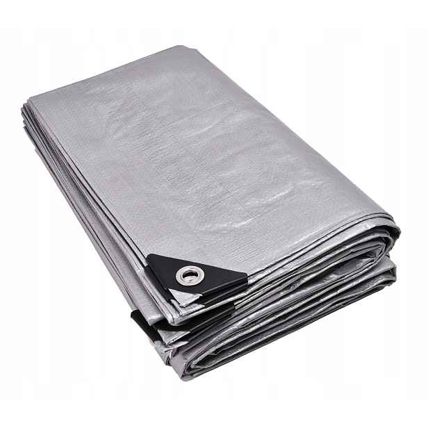 Plachta 5x8 Zesílená Stříbrná Uv+ Silná Krytka