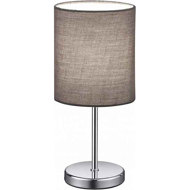 Stolní lampa, šedá, 1 kus