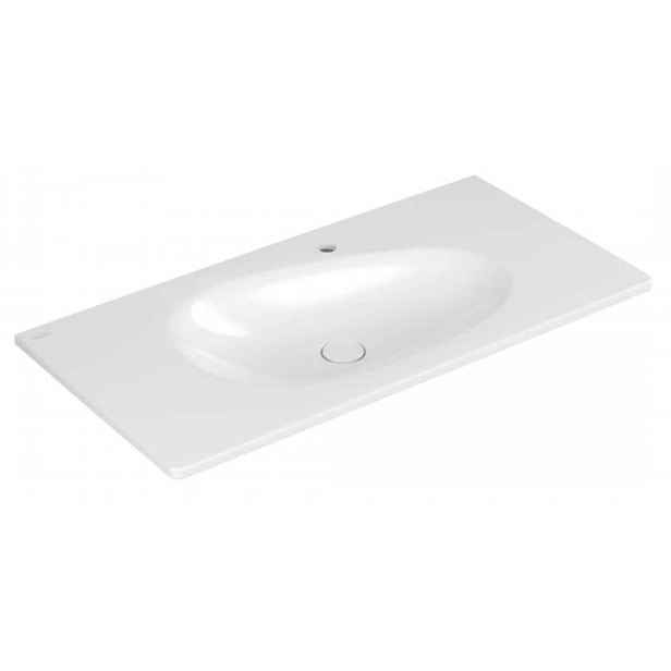 Villeroy & Boch Antao - Umyvadlo nábytkové 100x50 cm, bez přepadu, otvor pro baterii, CeramicPlus, alpská bílá 4A76A2R1