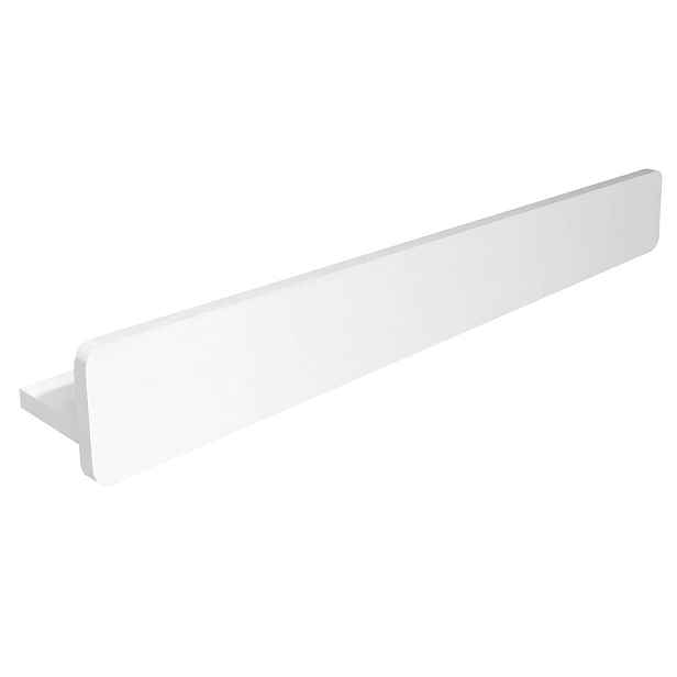 Sapho ABELINE polička s hrazdou rockstone 600mm, bílá mat