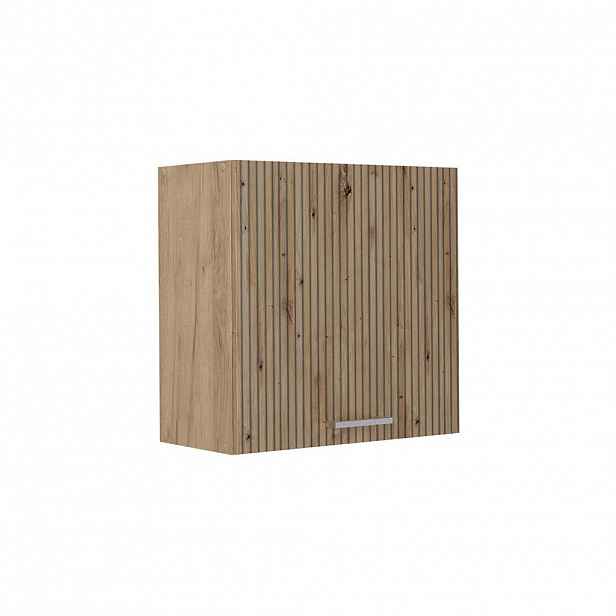 Vicco VĚŠÁK NA STĚNU R-Line, Řemeslný dub/Zlatý mocný dub, 60 cm s 1 dvířky