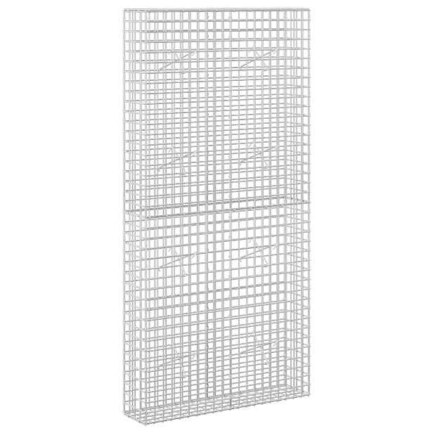 vidaXL Gabion s drátem 5 mm a síťkou 5x5 cm 100x20x200 cm