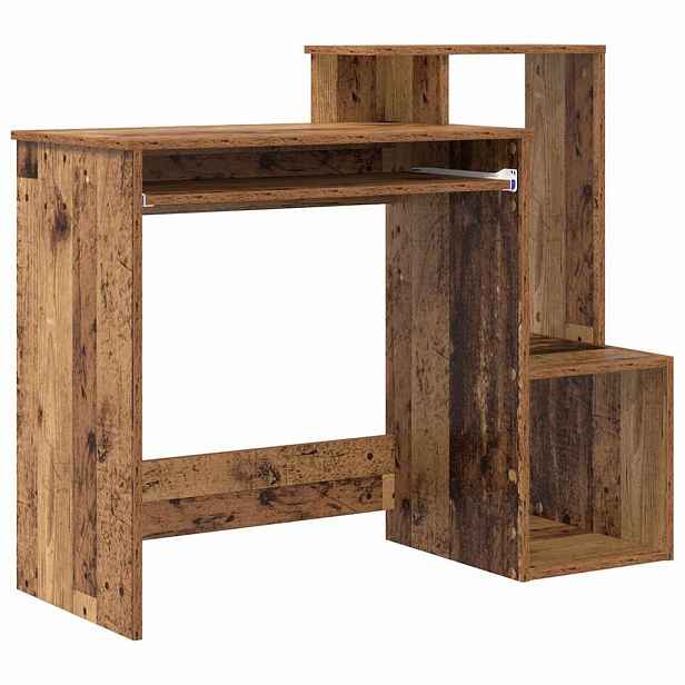 vidaXL Stůl Staré dřevo 106 x 41 x 88.5 cm Kompozitní dřevo