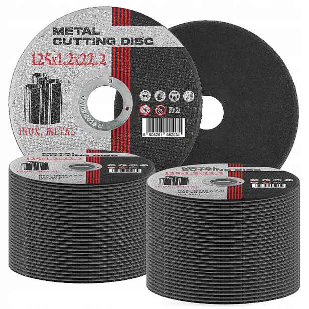 Kotouče na řezání kovu silné Mar-pol 125 mm 50 ks If-t