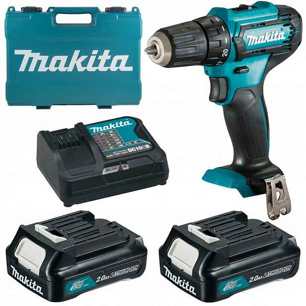Aku Šroubovák 12V 30Nm 2-bílý 2x2Ah Makita DF333DSAE