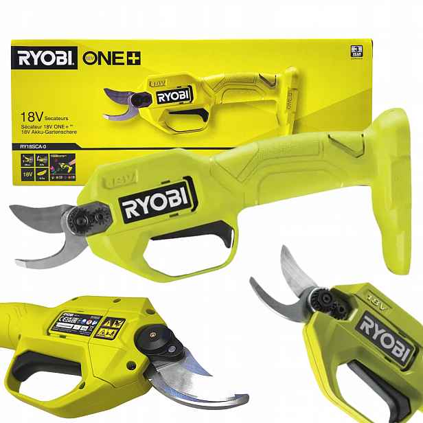 Akumulátorový Zahradní nůžky Nůžky Na Větve 18V One+ Ryobi RY18SCA-0