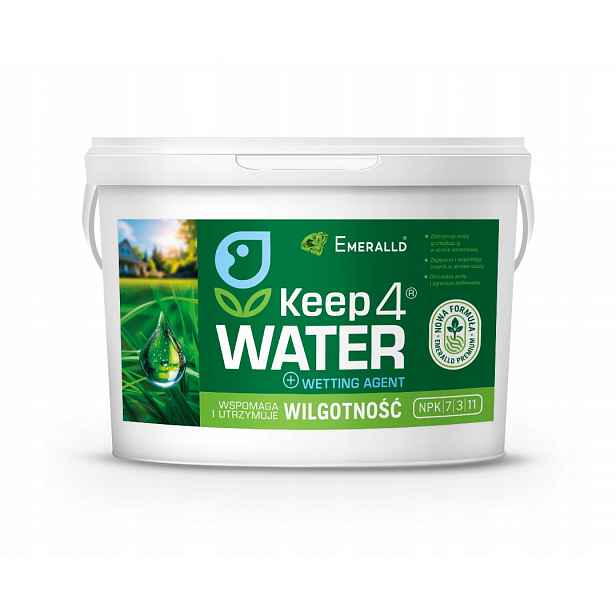 Hnojivo pro trávy na suché oblasti Emeralld Home Premium Keep4WATER 8 kg
