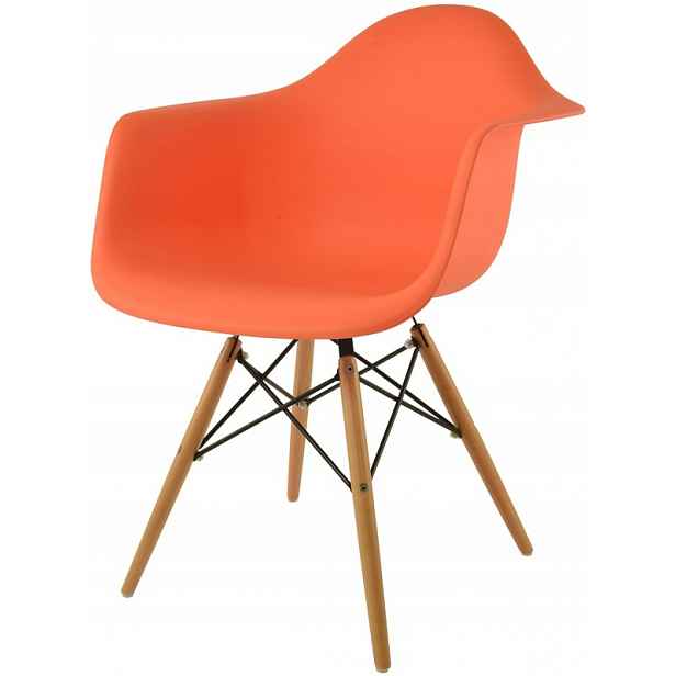 Křeslo Dankor Design Daw Mnoho Barev Oranžová