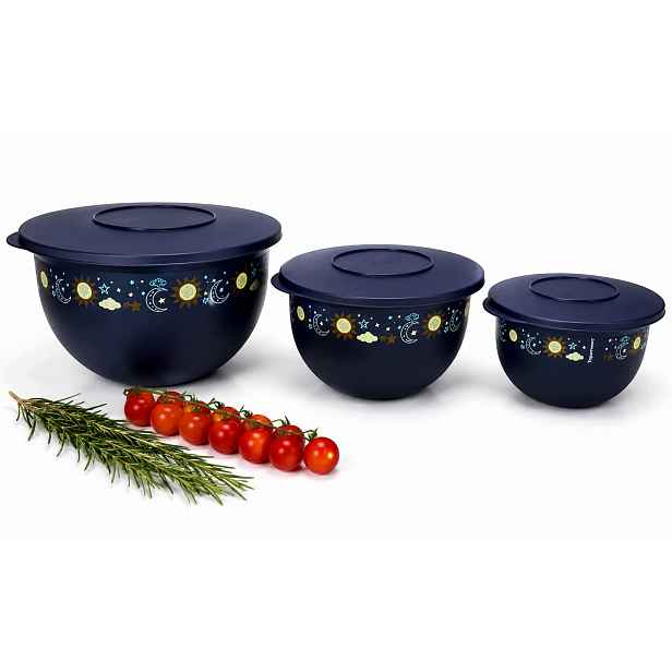 Tupperware Sada Misek Nová Vlna „noc“ S Efektem Shine – Unikát originál