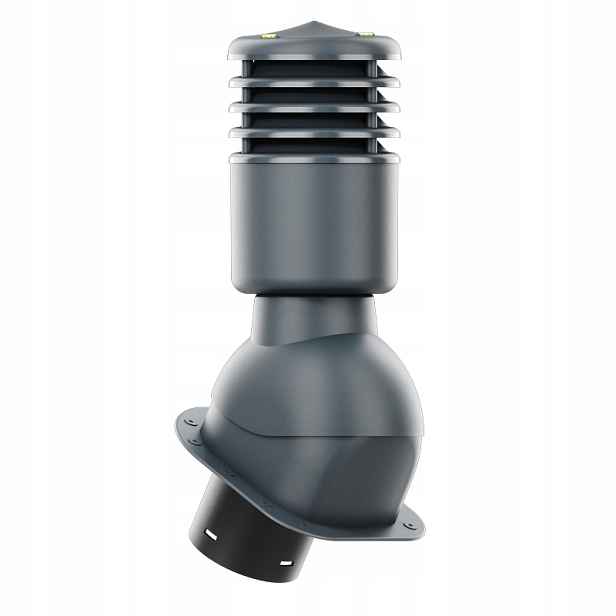 Větrací komín Smartline profil H fi 125 mm, zateplený, antracitový