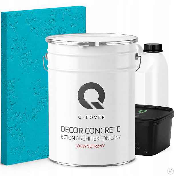Architektonický Vnitřní Beton Set Tyrkysový Tmavý H1321 19 kg 10 m2