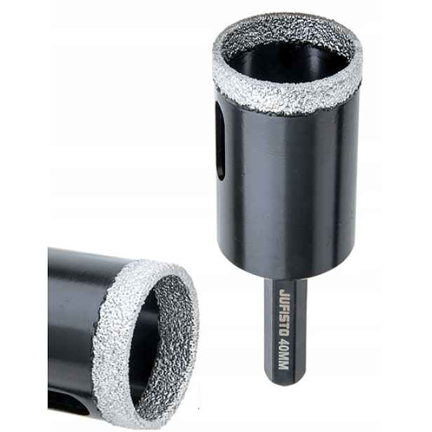 Korunkový Vrták 40 mm Na Granitový Mramor Ze Skla