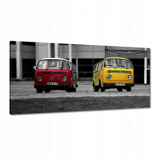 Obrazy 180x90 Červený a žlutý Vw