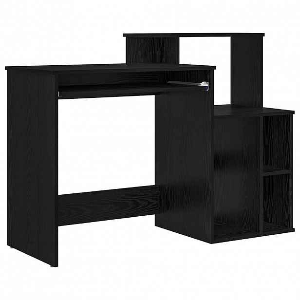vidaXL Stůl Černý dub 120,5 x 44 x 88,5 cm Kompozitní dřevo