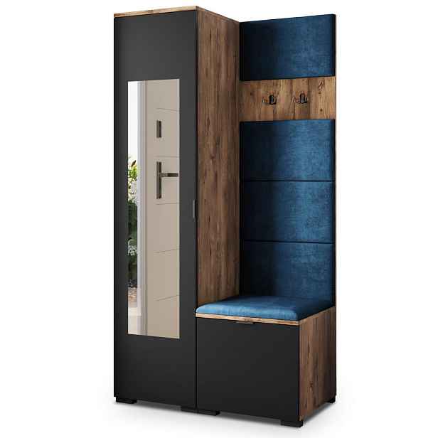 MASSENO MODERNÍ PŘEDSÍŇOVÁ SESTAVA VIRA, 95/181/51 cm, dub Lefkas