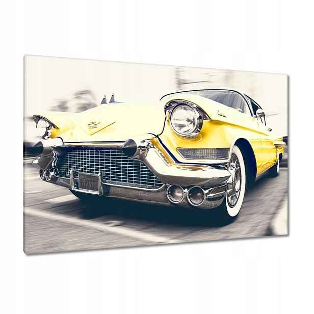 Obrazy 120x80 Žlutý Cadillac