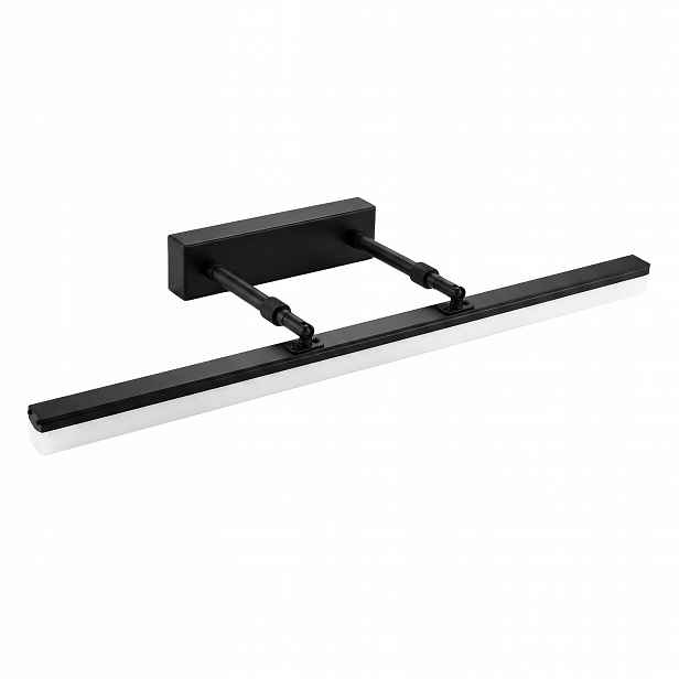 Led Koupelnová Lampa Černá Matná Nad Zrcadlo Minimalistické Obrazy 60 cm