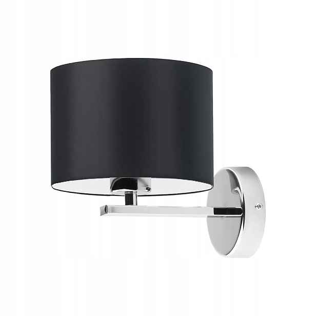 Rollo nástěnná lampa, maximální výkon 1x15W, černá