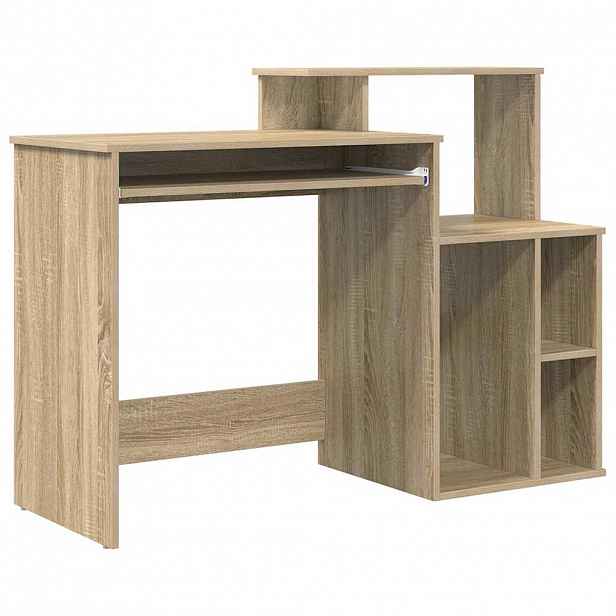 vidaXL Stůl Sonoma dub 120,5 x 44 x 88,5 cm Kompozitní dřevo