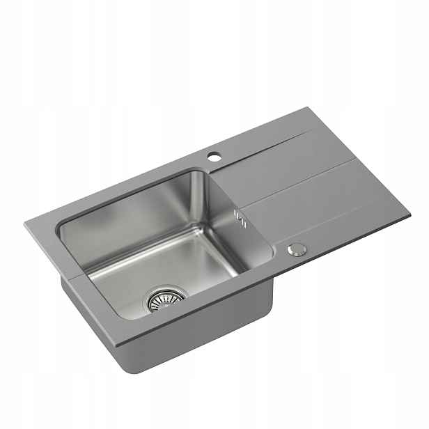 myQ Dřez myHybrid Karachi granitově šedý sada 78x44