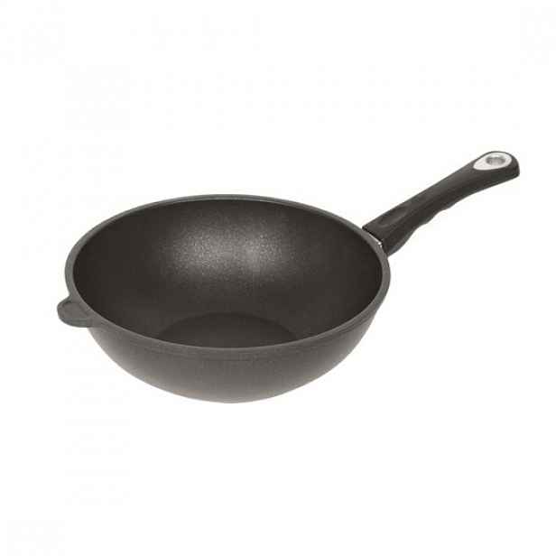 Pánev Wok, hliník, 28 cm, indukce - AMT Gastroguss