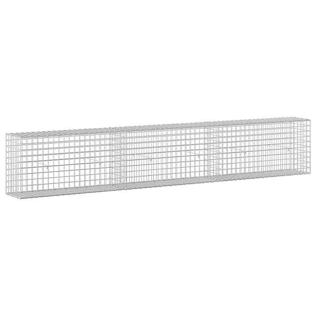 vidaXL Gabion s drátem 5 mm a síťkou 5x5 cm 300x30x50 cm
