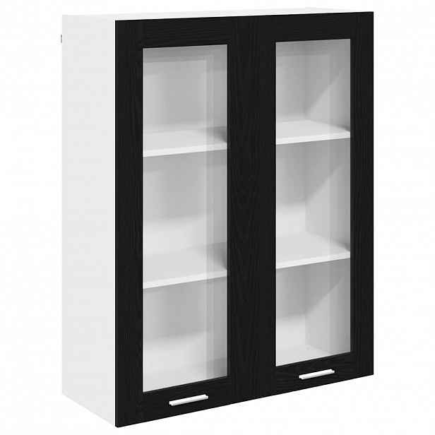 vidaXL Závěsná skříňka Černý dub 80 x 31 x 100 cm Kompozitní dřevo