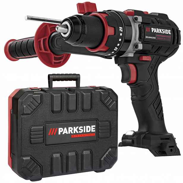Akumulátorový šroubovák Parkside s příklepem Psbsap 64Nm Nový Model