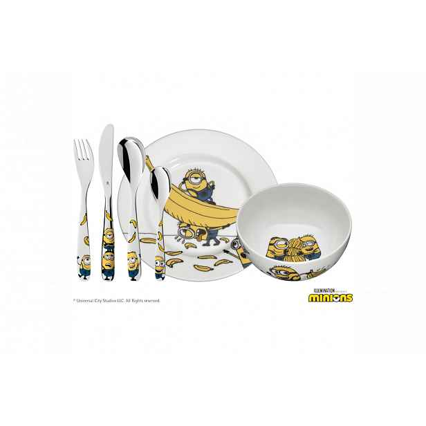 Dětský jídelní set WMF Mimoni 6 ks 12.8607.9964