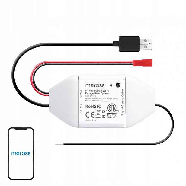 Inteligentní spínač garážových vrat Meross MSG100HK (HomeKit)