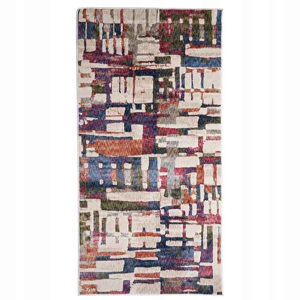 Koberec Běhoun Moderní koberec do ložnice Premium 80x150 cm Barevný Pěkný Milý